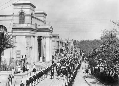 Military Parade, Saint-Louis, Senegal by French Photographer